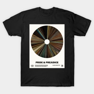 minimal_Pride & Prejudice Barcode Movie T-Shirt